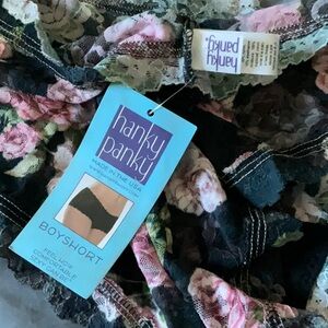NWT HANKY PANKY Lace Boyshort